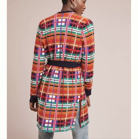 Anthropologie x Moth Williston Plaid Cardigan - Picture 2 of 9